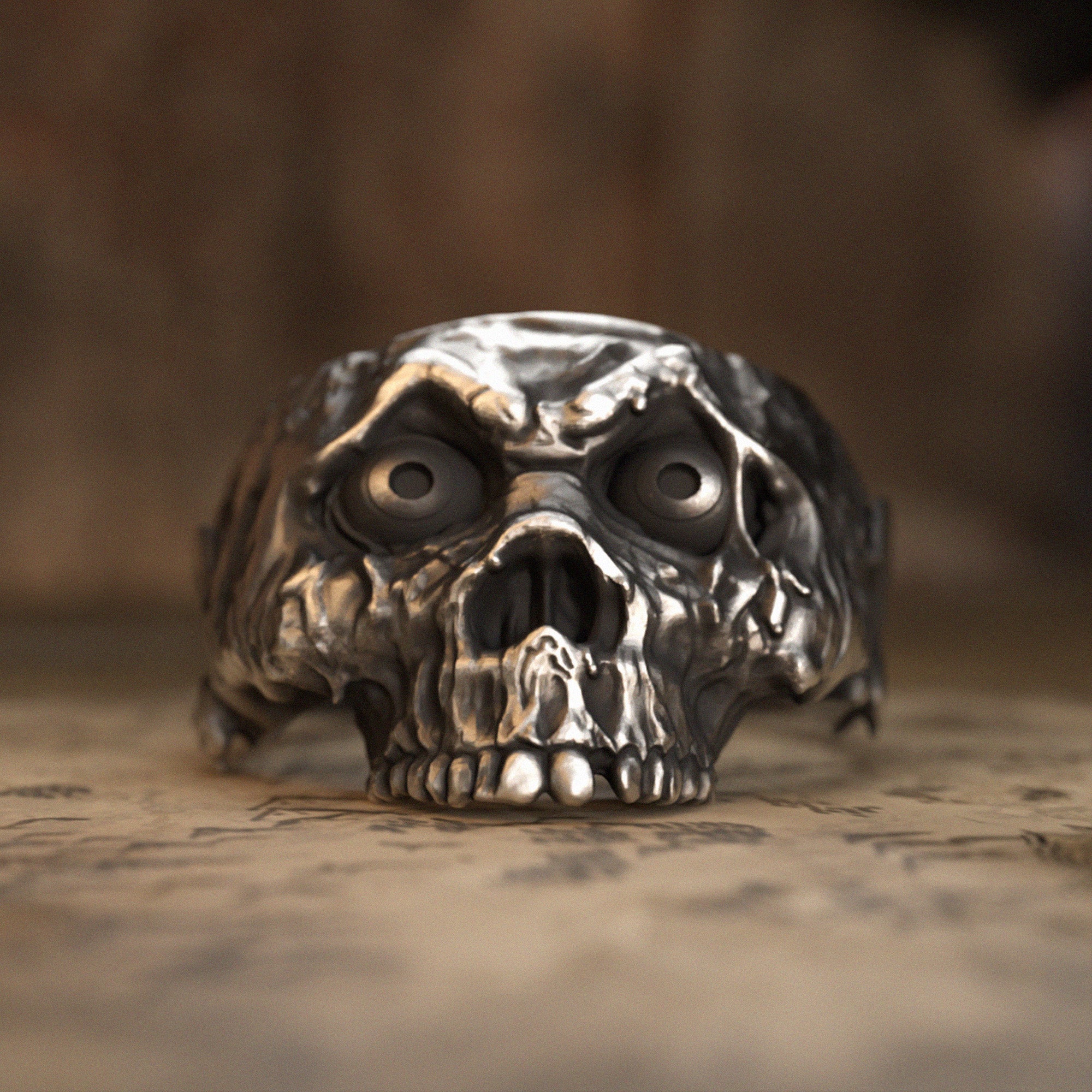 Tarman Zombie Silver Ring