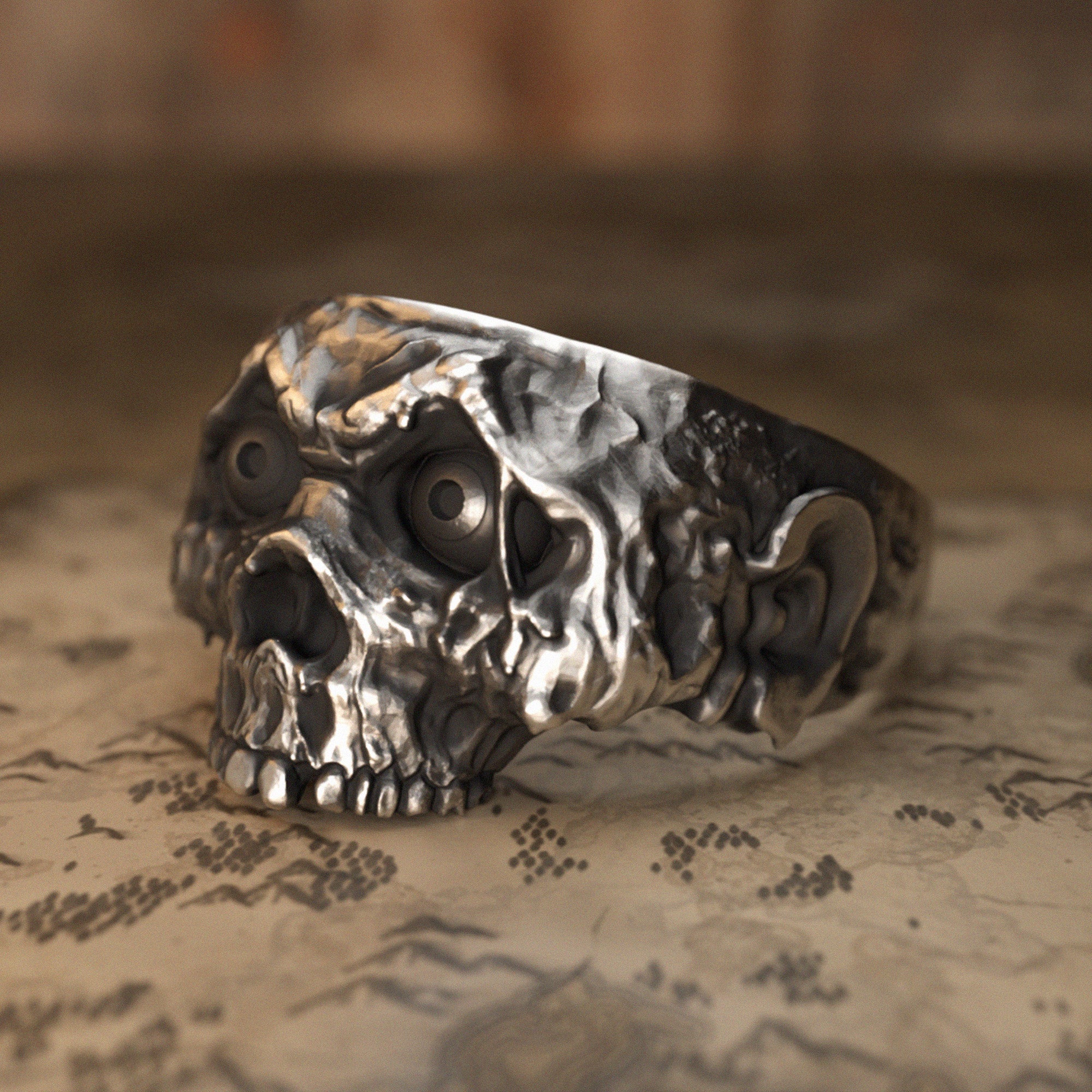 Tarman Zombie Silver Ring