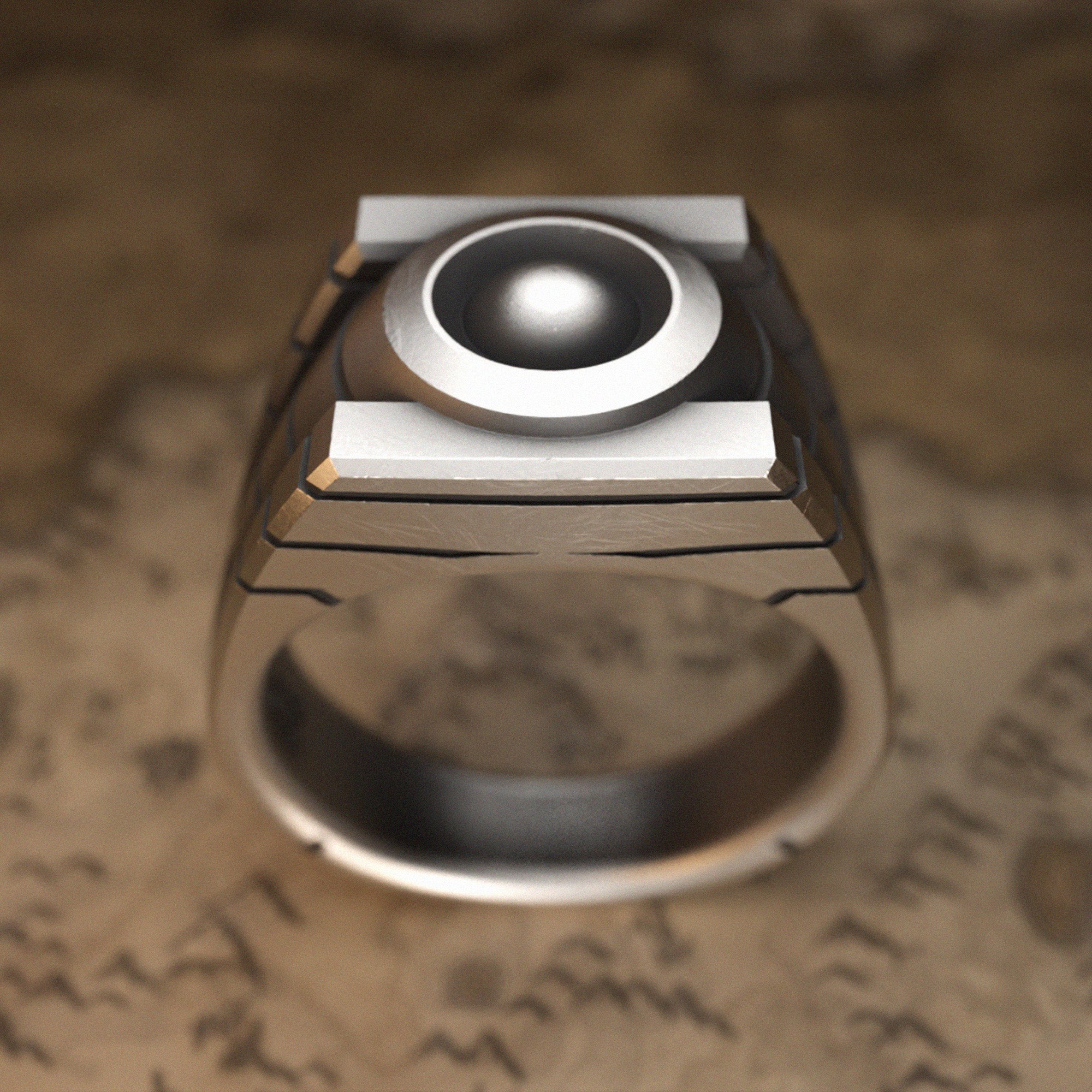 Lantern Silver Ring